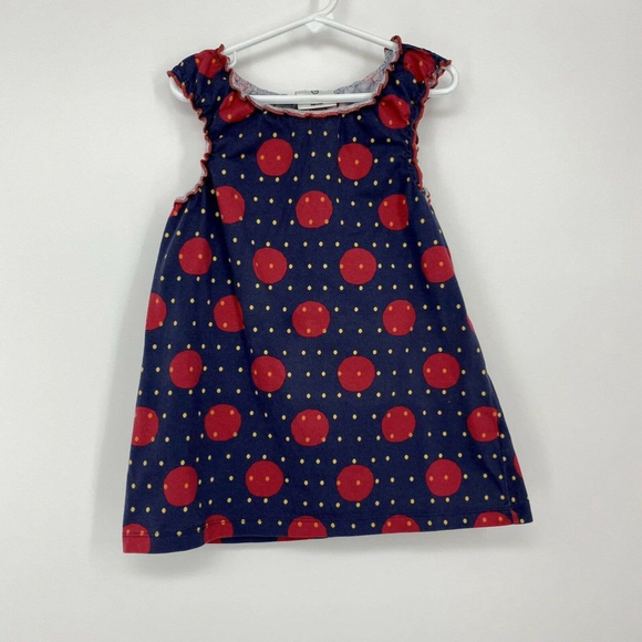 Hanna Andersson 130cm US 8 Tunic Tank Top Polka Dot - Picture 2 of 11